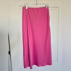 A NEW DAY - MEDIUM - Bright Pink Maxi Skirt